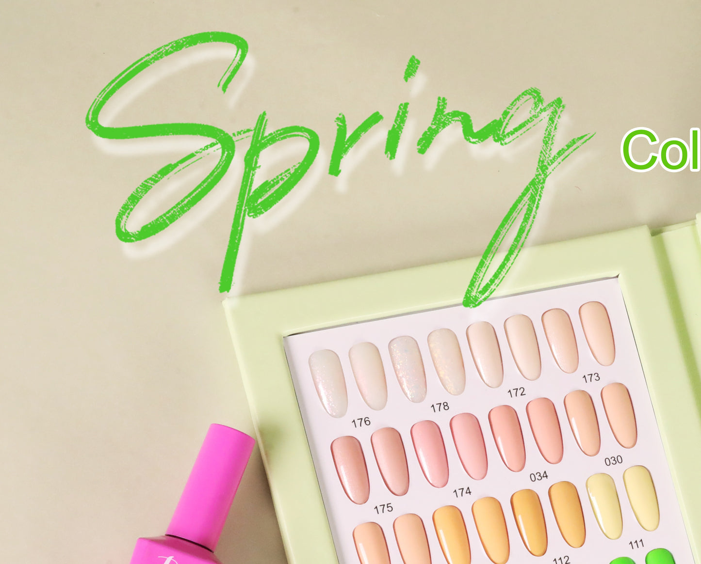 Pre-Order iPrincess Spring Gel Only Collection Kit : 48 Colors with 2 Sample Book - Free Shipping