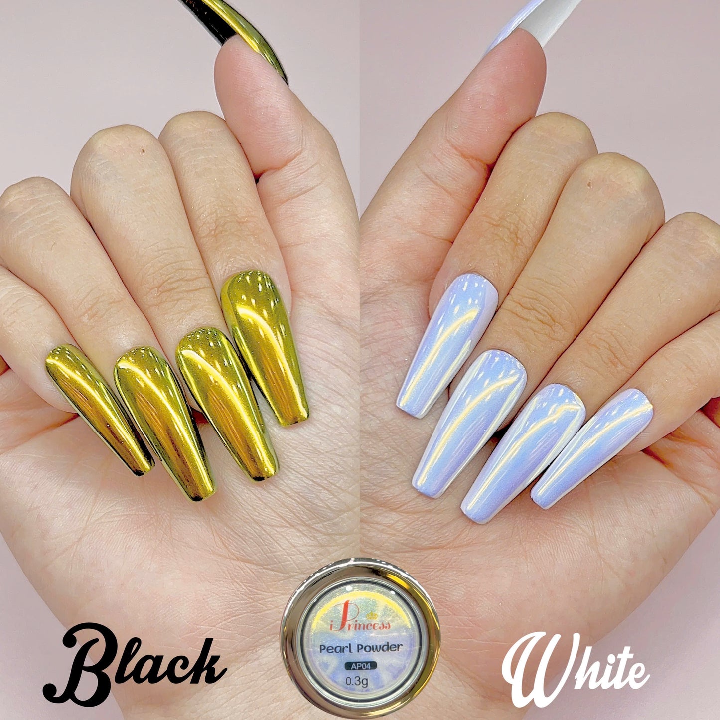 iPrincess AP Special Mirror Chrome 0.3g Each - Set 10 Colors - Plus 1 Sample