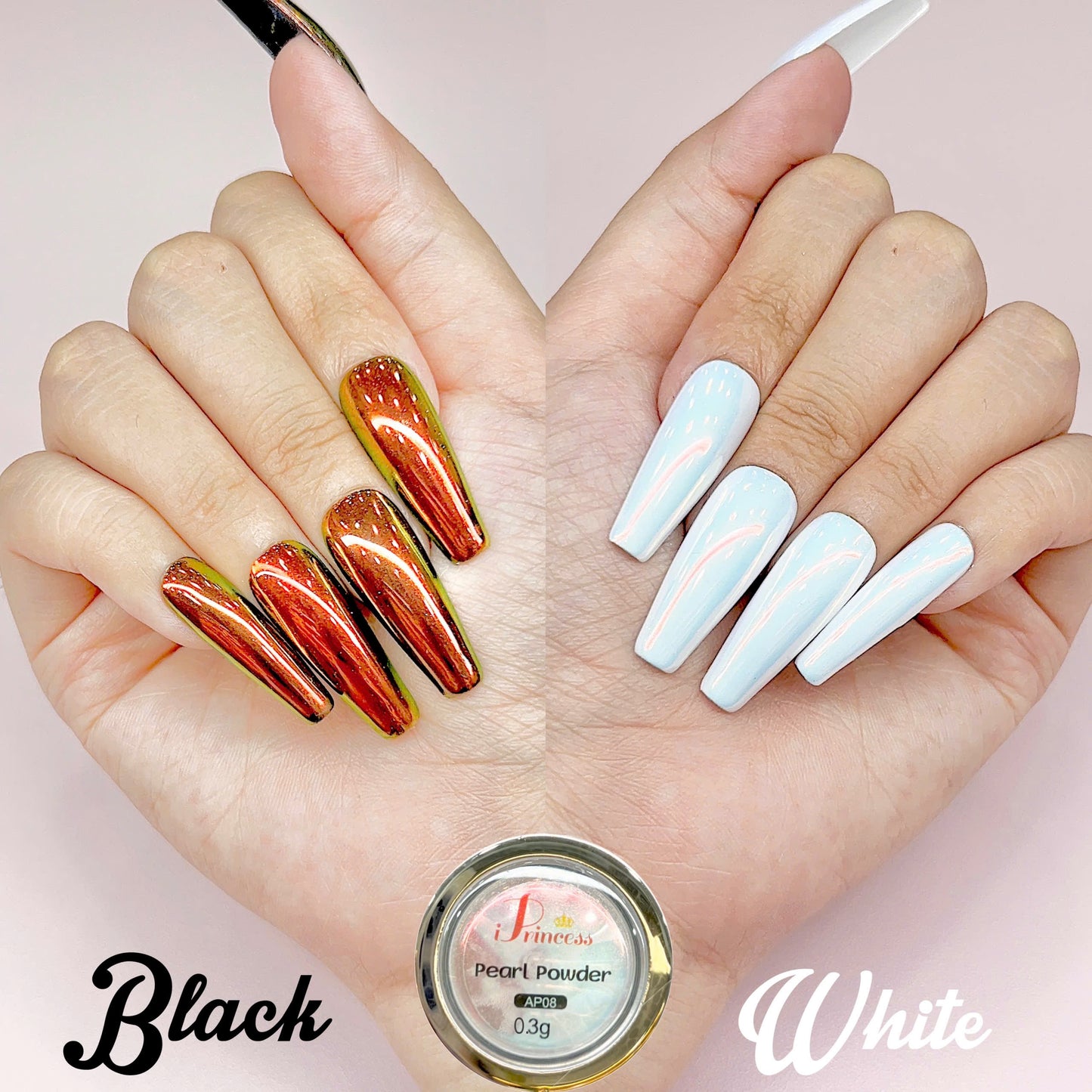 iPrincess AP Special Mirror Chrome 0.3g Each - Set 10 Colors - Plus 1 Sample