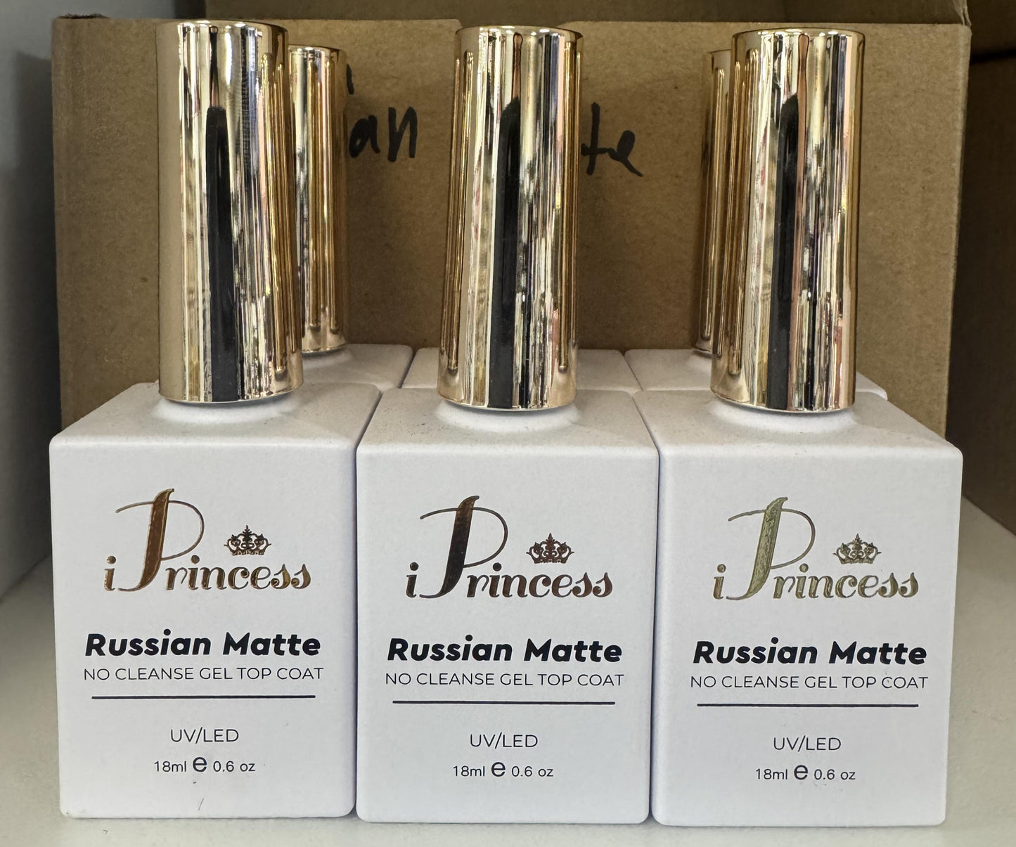 iPrincess Gel Russian Matte No Cleanse 0.5oz (Chrome won't Stick)