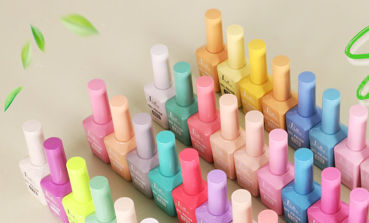 Pre-Order iPrincess Spring Gel Only Collection Kit : 48 Colors with 2 Sample Book - Free Shipping