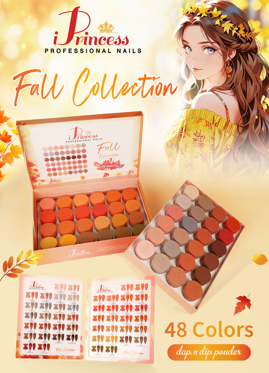 iPrincess Fall Powder Collection : 48 Colors with 2 Sample Book - Free Shipping