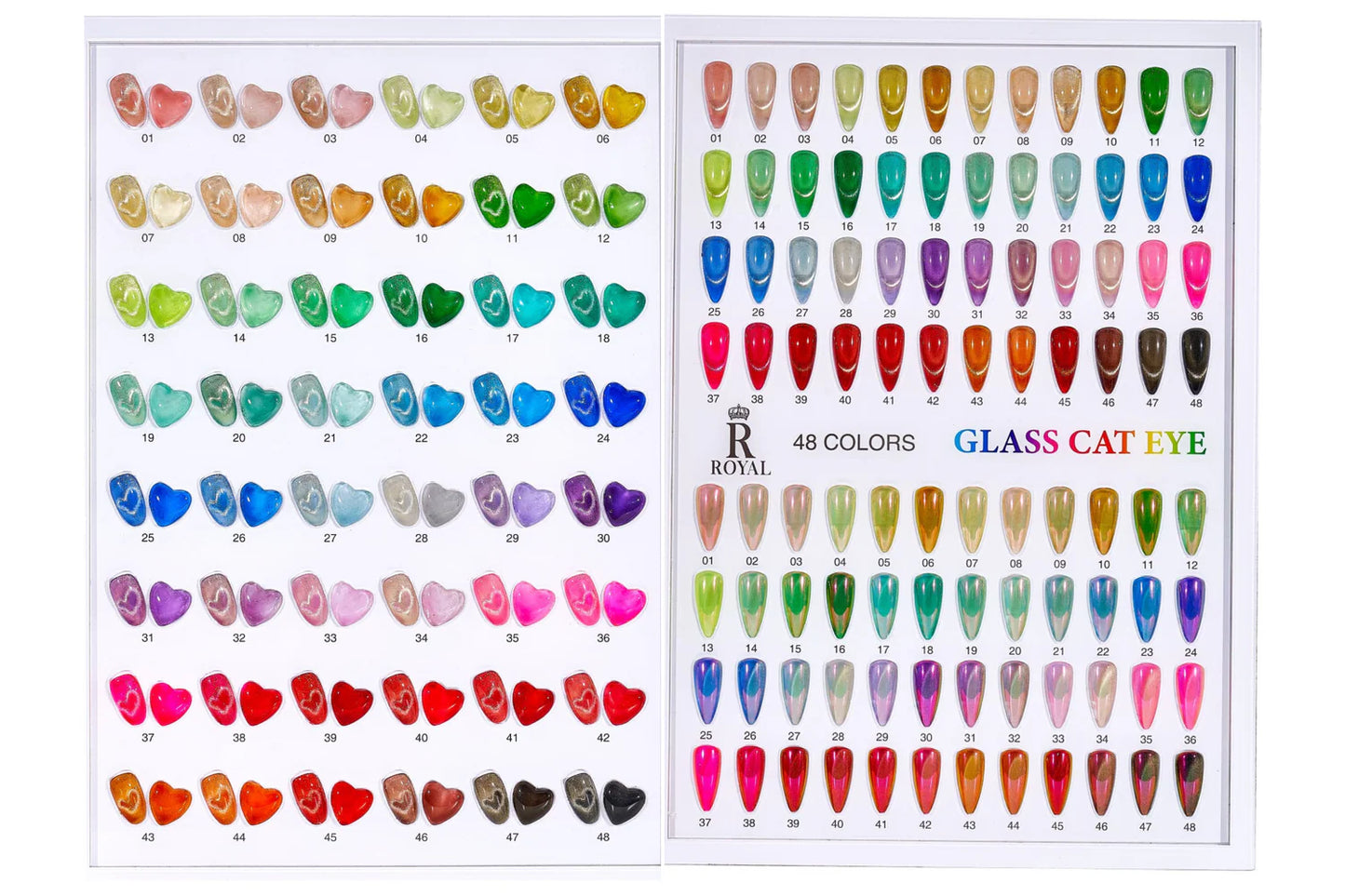 Royal GLASS CAT EYE COLLECTION | 48 COLORS