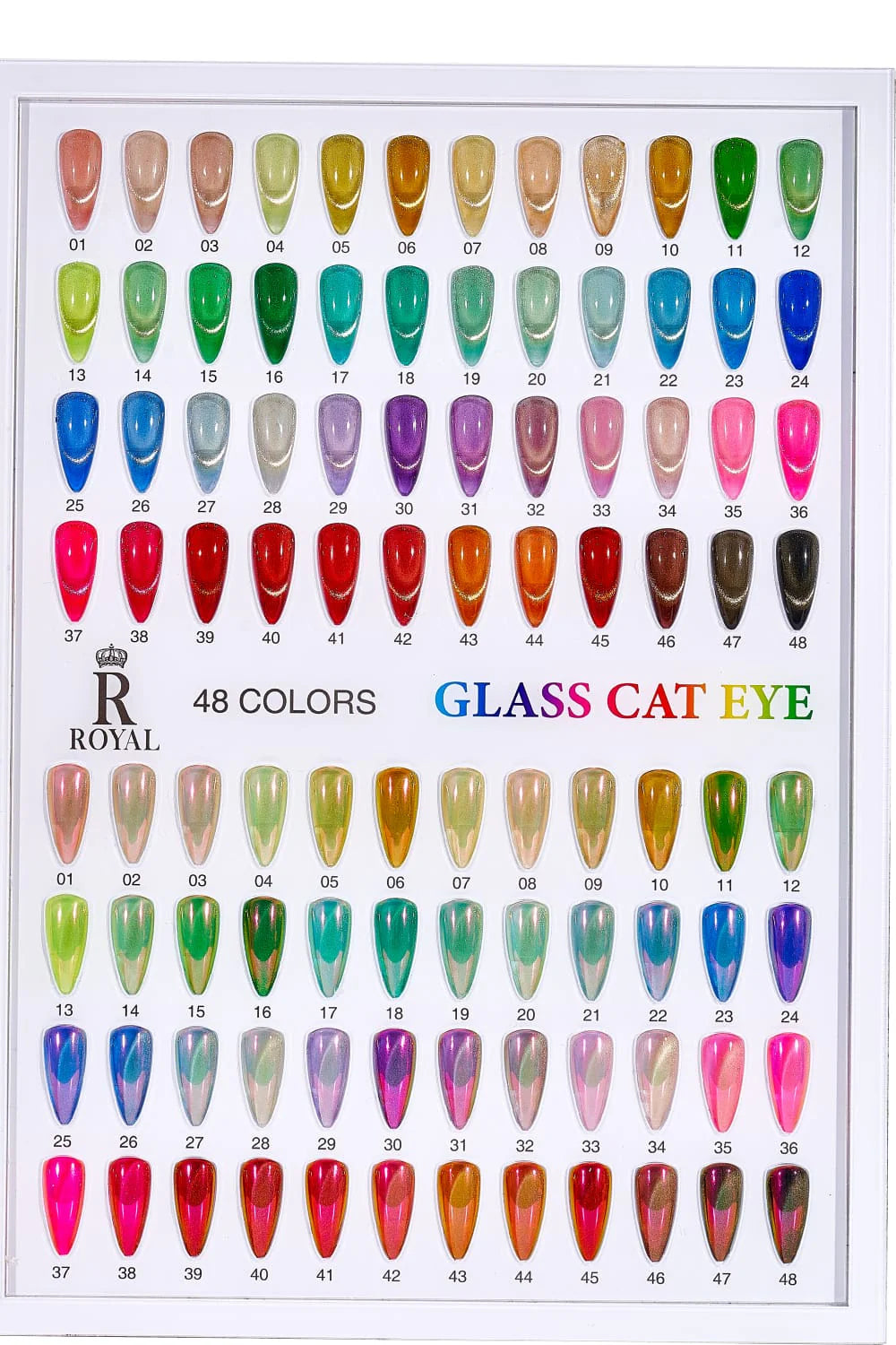 Royal GLASS CAT EYE COLLECTION | 48 COLORS